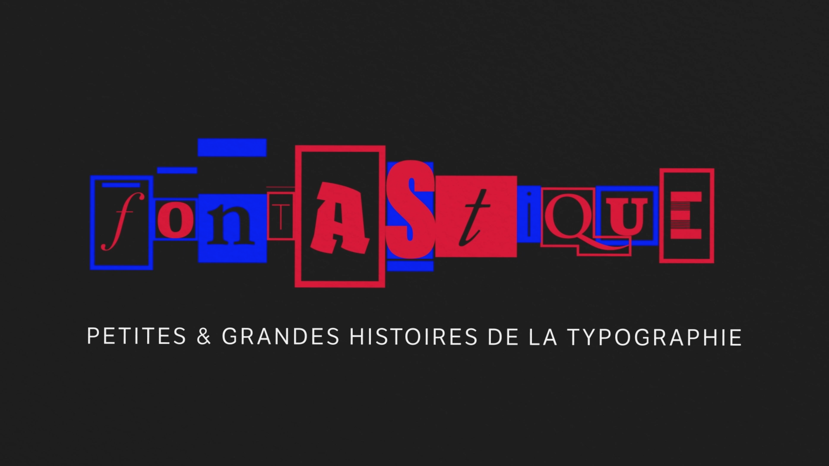 Logotype serie de vidéos Fontastique
